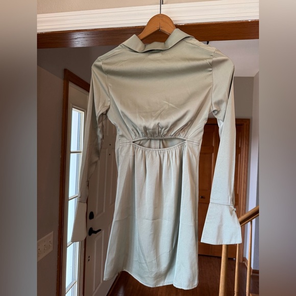 Princess Polly NWT Luka Mini Dress Green Women’s Size 2 Club Bodycon - Picture 8 of 12